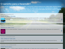 Tablet Screenshot of ocaminhoparaascensao.blogspot.com