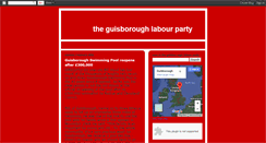 Desktop Screenshot of guisboroughlabourparty.blogspot.com