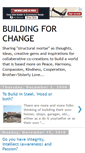 Mobile Screenshot of buildingforchange.blogspot.com