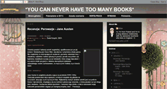 Desktop Screenshot of 2many-books.blogspot.com