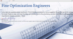 Desktop Screenshot of fineoptimizationengineers.blogspot.com