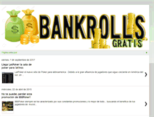 Tablet Screenshot of bankrollsgratis.blogspot.com