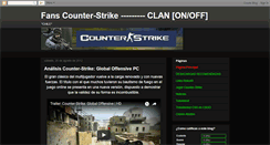 Desktop Screenshot of fanscounterstrike.blogspot.com