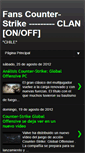 Mobile Screenshot of fanscounterstrike.blogspot.com