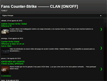 Tablet Screenshot of fanscounterstrike.blogspot.com