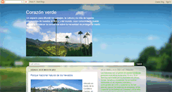 Desktop Screenshot of corazonverde-tourcolombia.blogspot.com