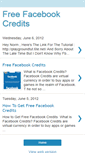 Mobile Screenshot of freefacebkcredits.blogspot.com