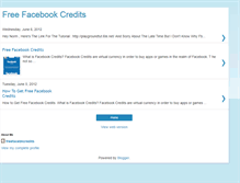 Tablet Screenshot of freefacebkcredits.blogspot.com