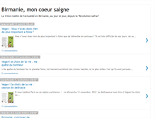 Tablet Screenshot of birmanieactualite.blogspot.com