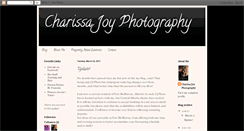 Desktop Screenshot of charissajoyphotography.blogspot.com