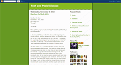 Desktop Screenshot of footandpedaldisease.blogspot.com