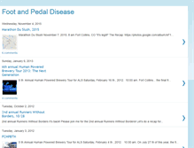 Tablet Screenshot of footandpedaldisease.blogspot.com