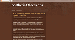 Desktop Screenshot of aesthetic-obsessions.blogspot.com