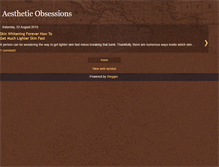 Tablet Screenshot of aesthetic-obsessions.blogspot.com