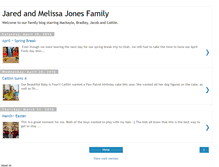 Tablet Screenshot of jaredandmelissajones.blogspot.com