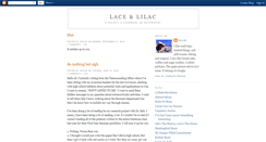 Desktop Screenshot of laceandlilac.blogspot.com