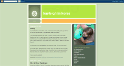 Desktop Screenshot of kayleighinkorea.blogspot.com