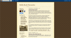 Desktop Screenshot of bullisbookchronicles.blogspot.com