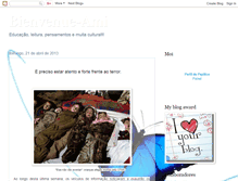 Tablet Screenshot of bienvenue-ami.blogspot.com