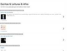 Tablet Screenshot of escritaseleituraseafins.blogspot.com