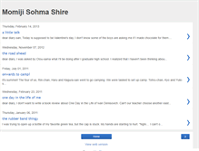 Tablet Screenshot of momijishire.blogspot.com