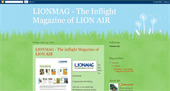 Desktop Screenshot of lionmag.blogspot.com