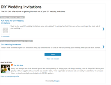 Tablet Screenshot of diywedding-invitations.blogspot.com