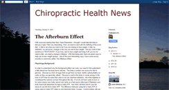 Desktop Screenshot of chirohealthnews.blogspot.com