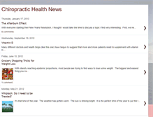 Tablet Screenshot of chirohealthnews.blogspot.com