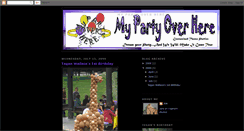 Desktop Screenshot of mypartyoverhere.blogspot.com
