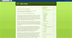 Desktop Screenshot of jolly-jester.blogspot.com