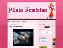 Tablet Screenshot of pilulafeminina.blogspot.com