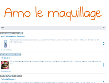 Tablet Screenshot of amolemaquillage.blogspot.com