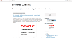 Desktop Screenshot of leonardoluiz.blogspot.com