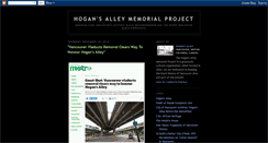 Desktop Screenshot of hogansalleyproject.blogspot.com