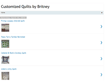 Tablet Screenshot of customizedquilts.blogspot.com