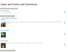 Tablet Screenshot of cakesandcomicsandcartwheels.blogspot.com