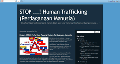 Desktop Screenshot of humantraffickingnews.blogspot.com