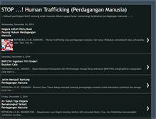 Tablet Screenshot of humantraffickingnews.blogspot.com