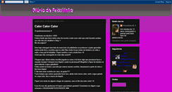 Desktop Screenshot of diariodapriscilinha13.blogspot.com