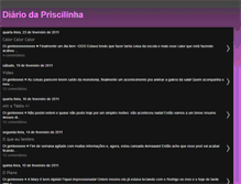Tablet Screenshot of diariodapriscilinha13.blogspot.com