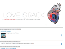 Tablet Screenshot of loveisback-mexico.blogspot.com