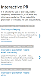 Mobile Screenshot of interactivepr.blogspot.com