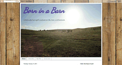 Desktop Screenshot of borninabarn-melissa.blogspot.com
