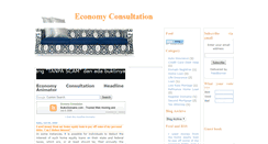Desktop Screenshot of economyconsultation.blogspot.com