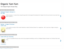 Tablet Screenshot of organicyum-yum.blogspot.com