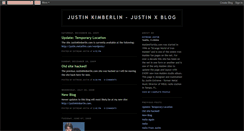 Desktop Screenshot of justinx.blogspot.com