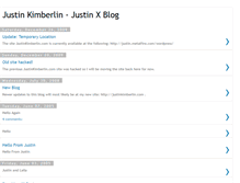 Tablet Screenshot of justinx.blogspot.com