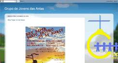 Desktop Screenshot of grupodejovensdasantas.blogspot.com