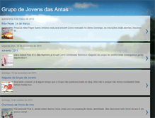 Tablet Screenshot of grupodejovensdasantas.blogspot.com